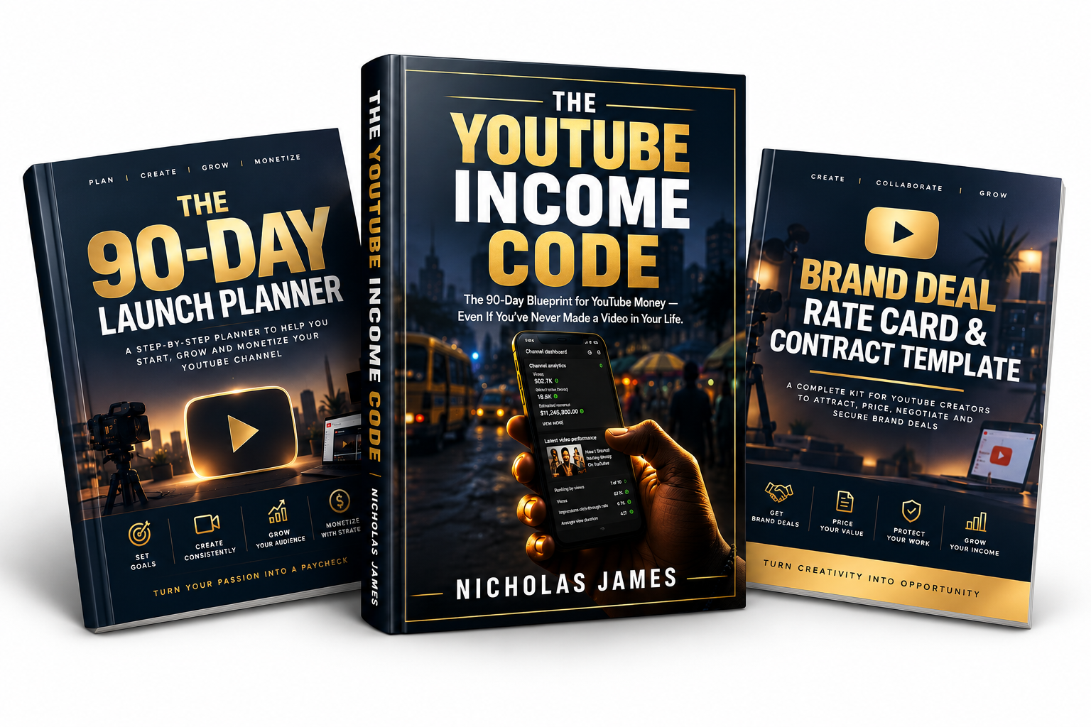 The YouTube Income Code bundle with both bonuses